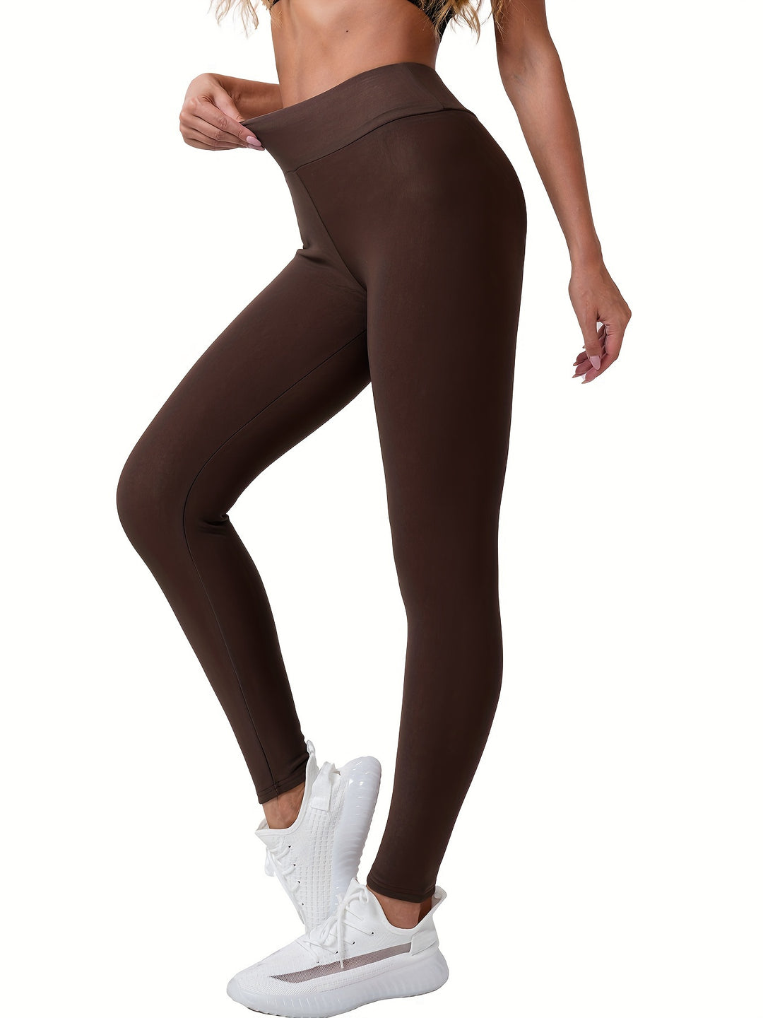 Fleur - Warm High-Waist Thermal Jegging with Fleece Lining for Fall/Winter