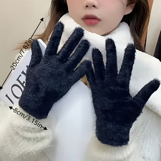 Iris - Warm Polyamide Winter Gloves, Touchscreen Compatible