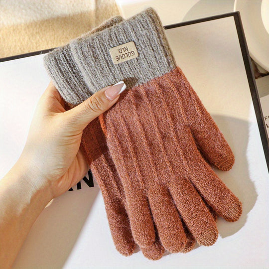 Lotte - Winter Knitted Gloves, Touchscreen Compatible, Unisex &amp; Warm