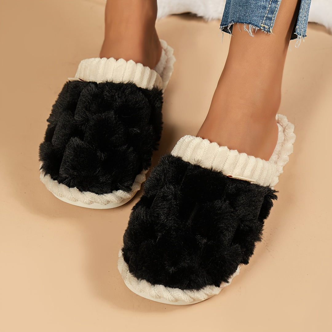 Sophie – Warm Winter Slippers with Closed Toe, Cozy Slip-On Slippers for Indoor Use