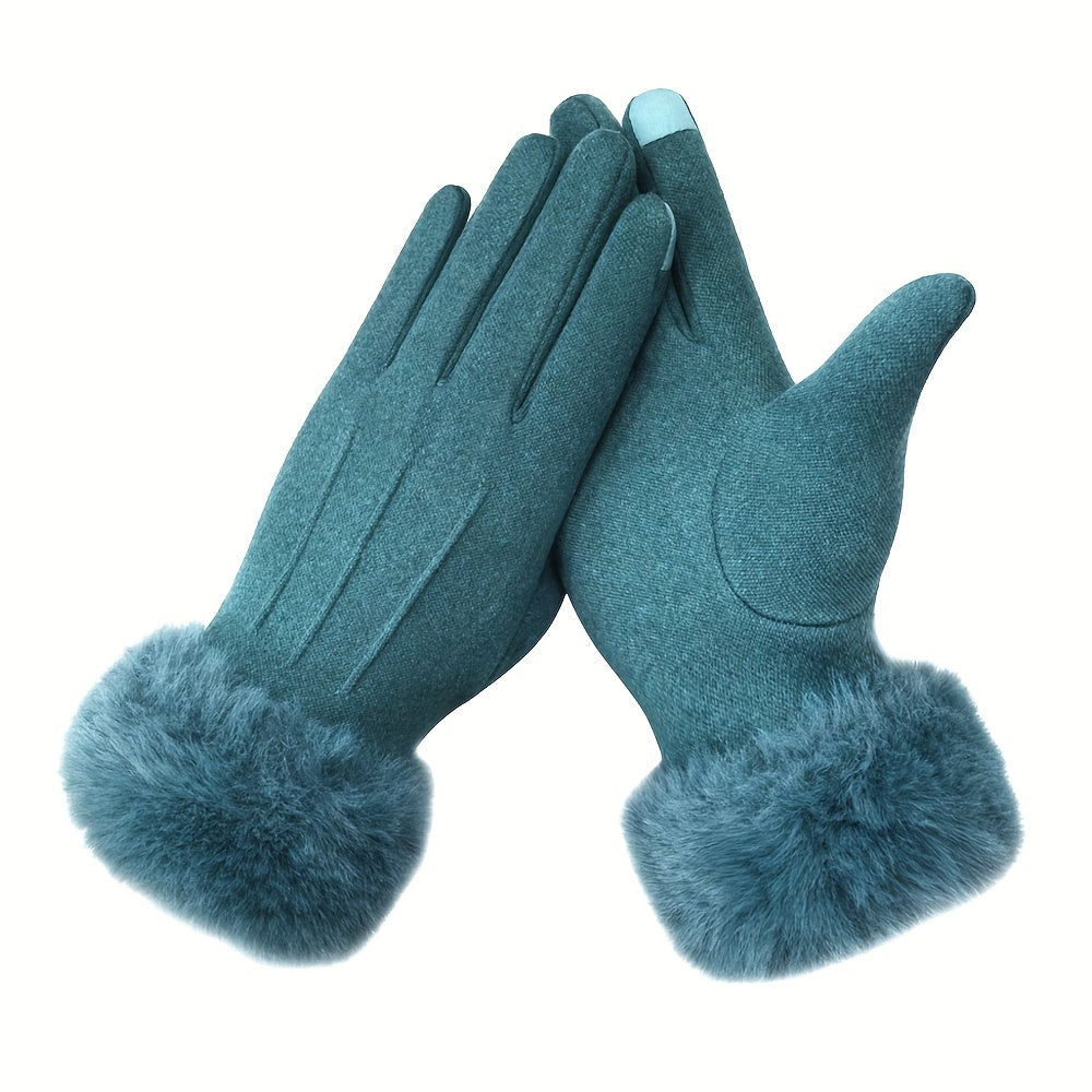 Isabelle - Winter Touchscreen Gloves Knitted html Copy code