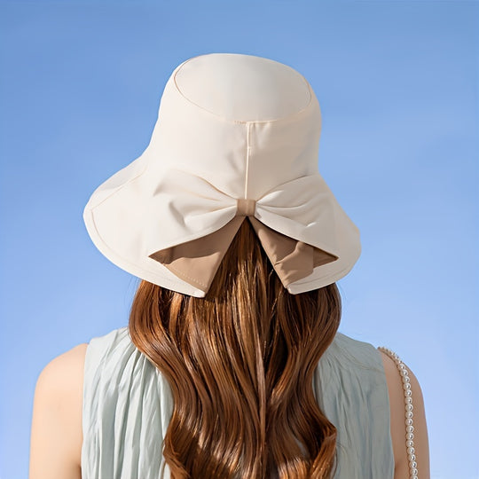 Isabelle - Reversible Wide Brim Bucket Hat with UV Protection