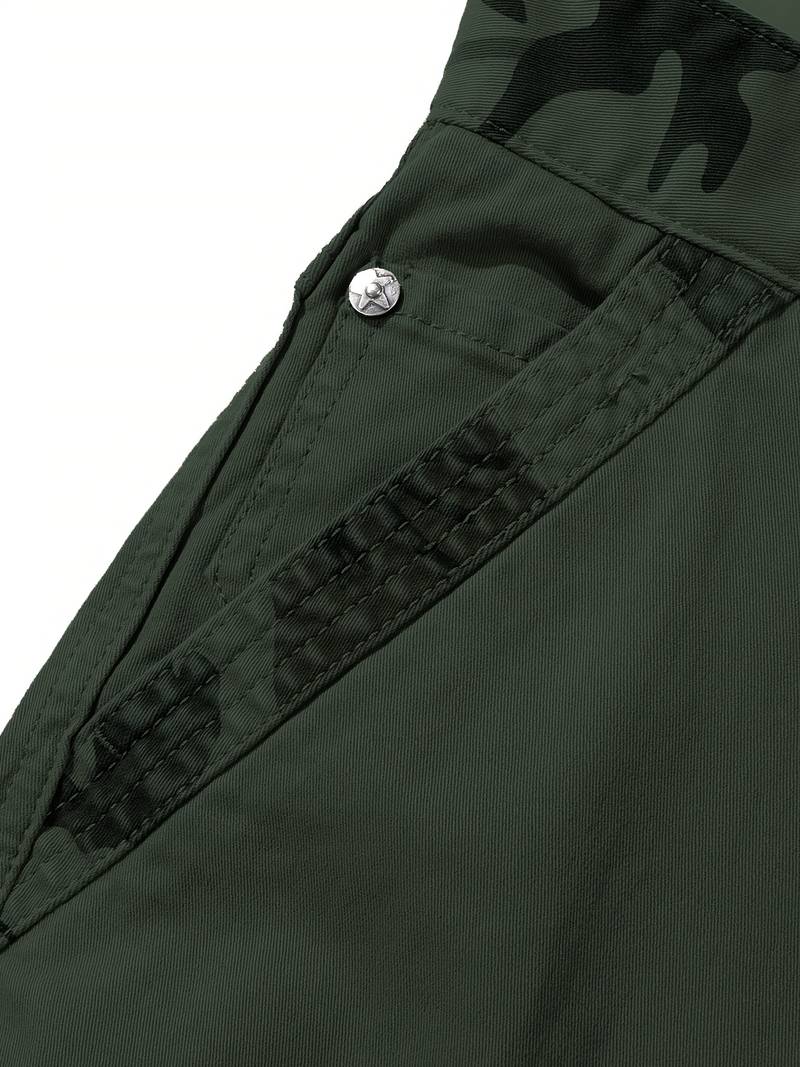 Lucas – Stijlvolle Vintage Cargobroek met Camouflagepatroon