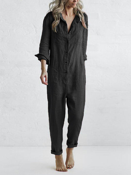 Isabelle - Jumpsuit met Lange Mouwen