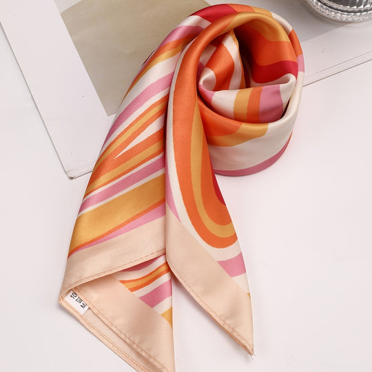 Yara - Funky Square Satin Scarf for Women