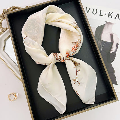 Lisa - Stijlvolle Vierkante Sjaal met Bloemenprint voor Vrouwen