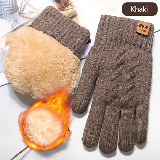 Mariska - Warm Knitted Winter Gloves