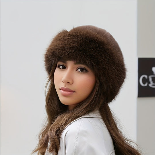 Lotte - Plush Lined Winter Bucket Hat with Ear Protection | Warm Thickened Urban Winter Hat