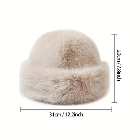 Lotte - Plush Lined Winter Bucket Hat with Ear Protection | Warm Thickened Urban Winter Hat