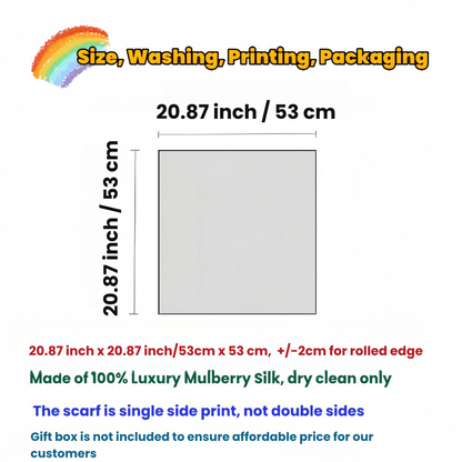 Isabella - Elegante 100% Zijden Sjaal met Glamoureuze Bloemenprint