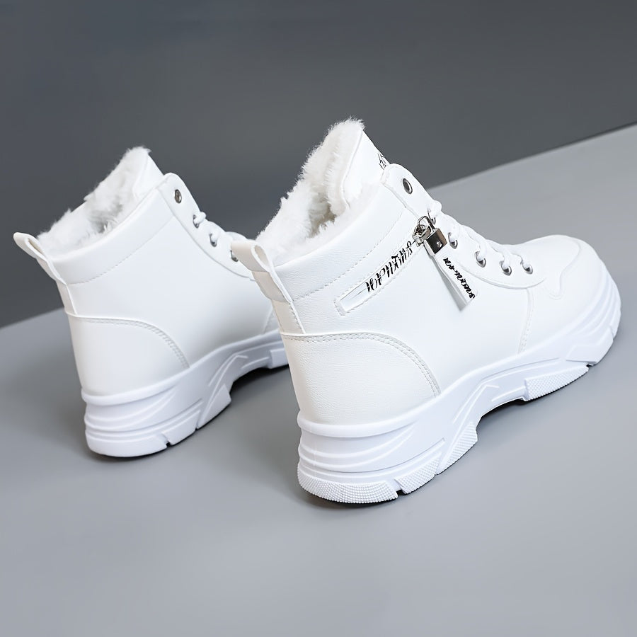 Evelien - Casual Winter Platform Laarzen met Pluche Voering