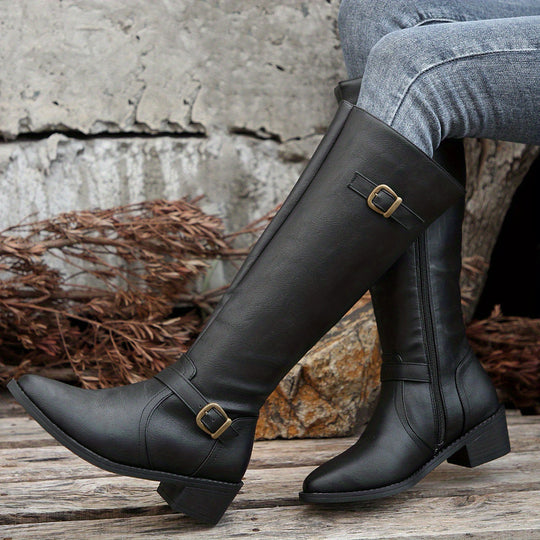 Ilse - Elegant Women's Boots with Block Heel