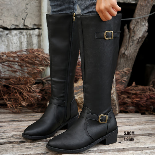 Ilse - Elegant Women's Boots with Block Heel