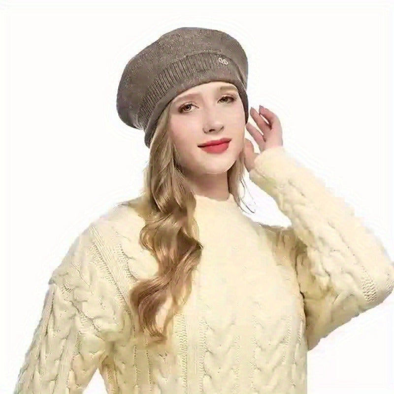 Elise - Stretchy Gebreide Beanie met Zak voor Dames | Lichtgewicht, Comfortabel en Perfect voor Herfst & Winter