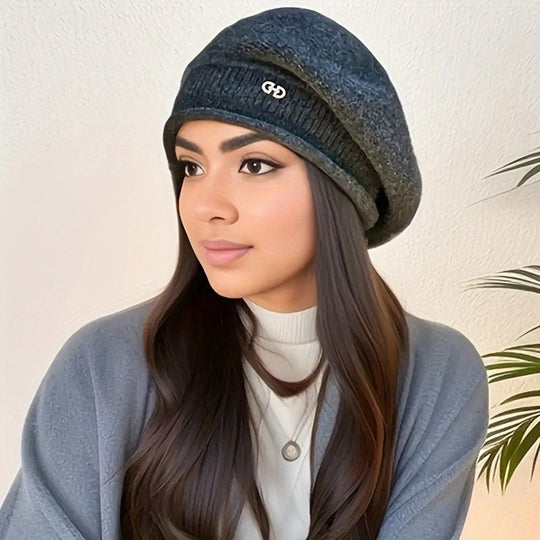 Elise - Stretchy Gebreide Beanie met Zak voor Dames | Lichtgewicht, Comfortabel en Perfect voor Herfst & Winter