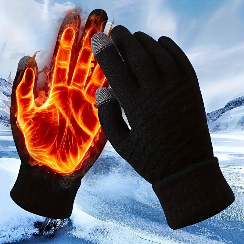 Femke - Touchscreen Compatible Thermal Sports Gloves, Warm, Non-slip, For Outdoor Activities