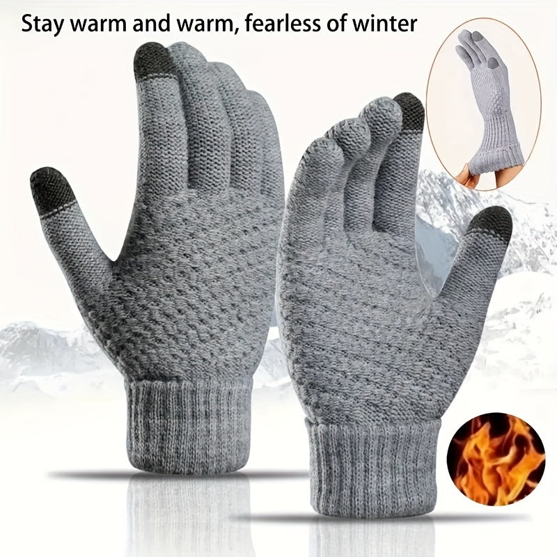 Femke - Touchscreen Compatible Thermal Sports Gloves, Warm, Non-slip, For Outdoor Activities