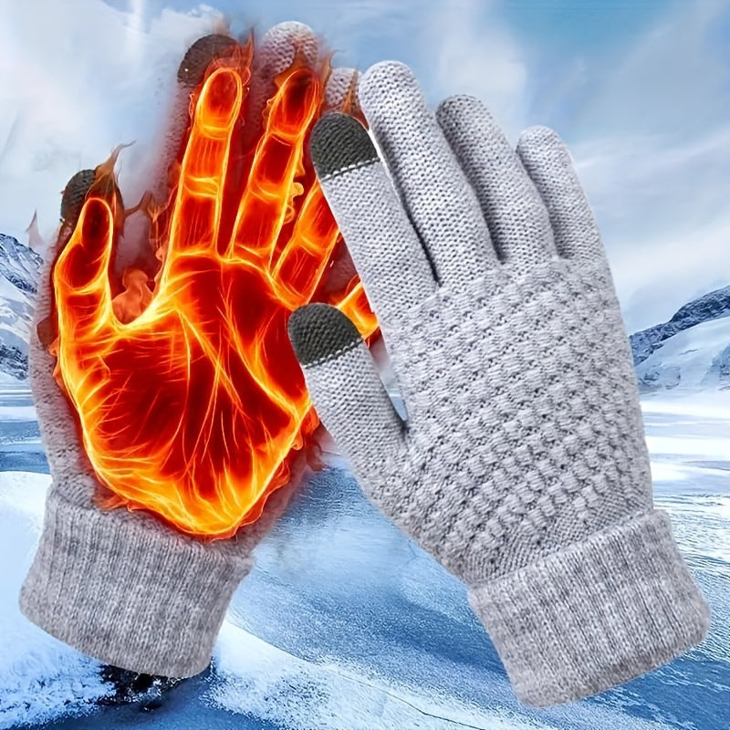 Femke - Touchscreen Compatible Thermal Sports Gloves, Warm, Non-slip, For Outdoor Activities