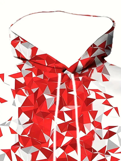 Lucas – Kapuzenpullover met geometrische print voor heren