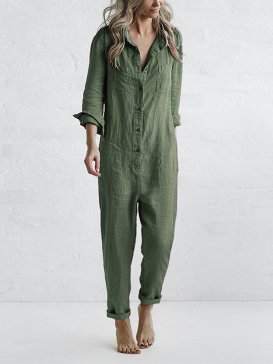 Isabelle - Jumpsuit met Lange Mouwen