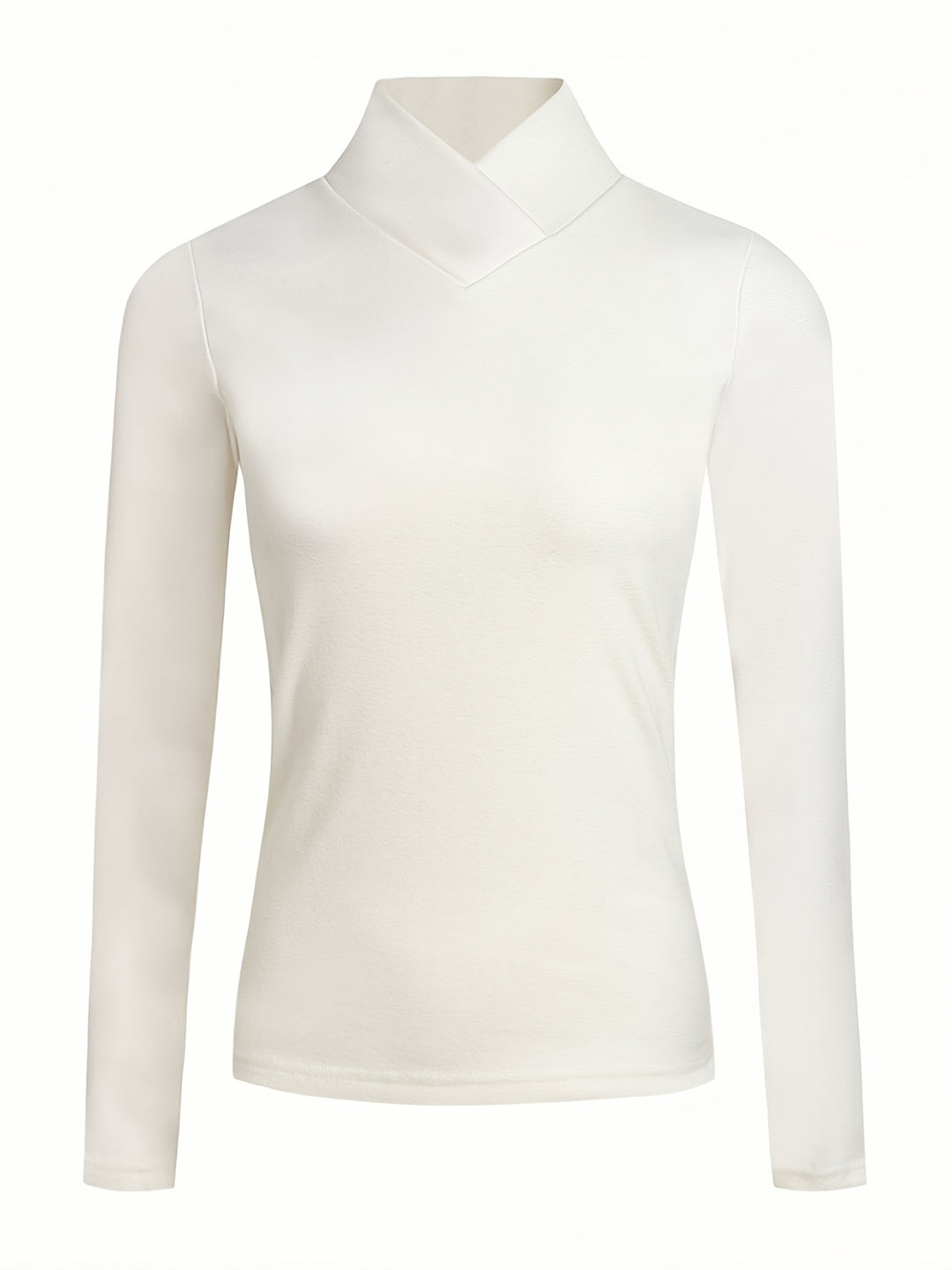 Annelies - Langarm T-Shirt met Criss Cross Kraag