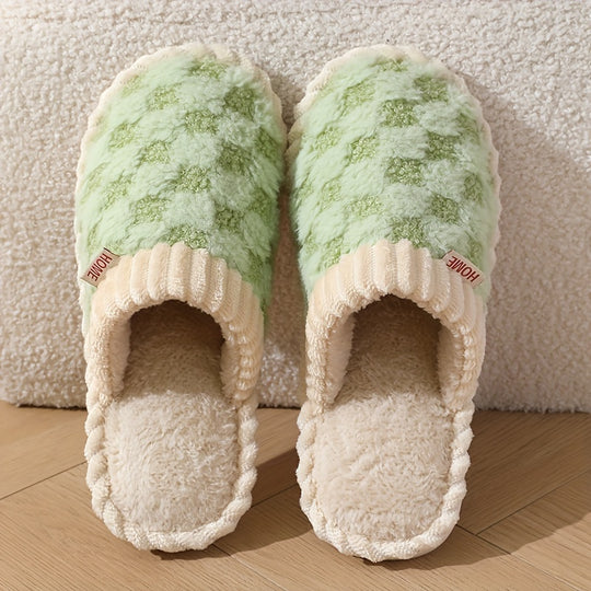 Sophie – Warm Winter Slippers with Closed Toe, Cozy Slip-On Slippers for Indoor Use