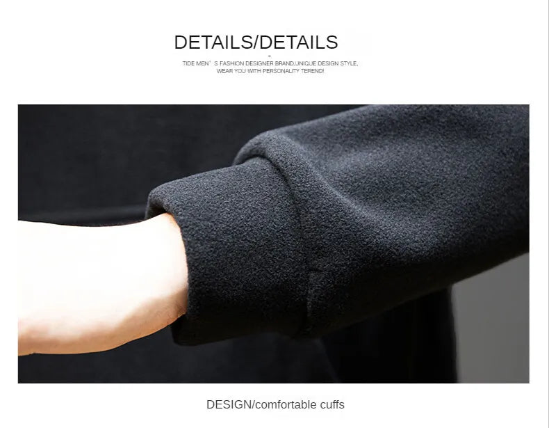 David – Oversized Warme Kapuzenpullover voor Heren