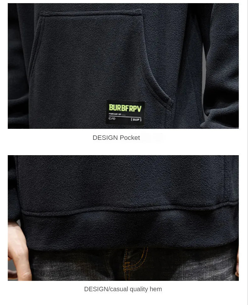 David – Oversized Warme Kapuzenpullover voor Heren