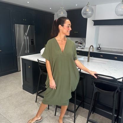 Anouk Dames Jurk - Zomerjurk met V-Hals - Jurkjes Dames