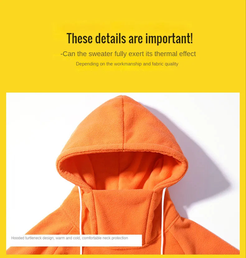 David – Oversized Warme Kapuzenpullover voor Heren