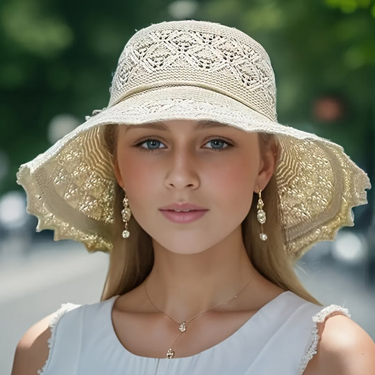 Sophie - Elegant Foldable Sun Hat with UPF Protection html Copy code