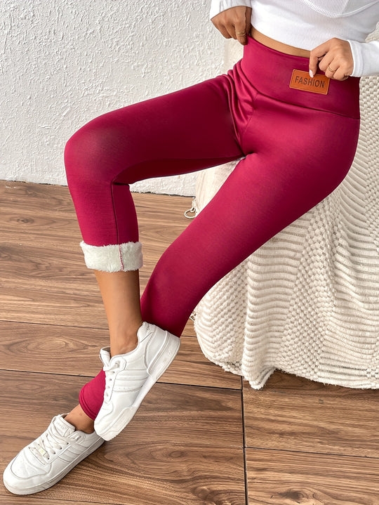 Emma - Winter Warme Pluche Legging | Thermisch en Elastisch voor Dames