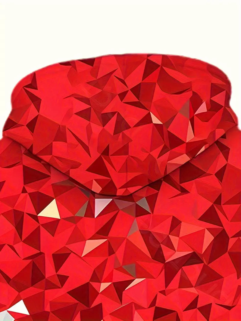 Lucas – Kapuzenpullover met geometrische print voor heren