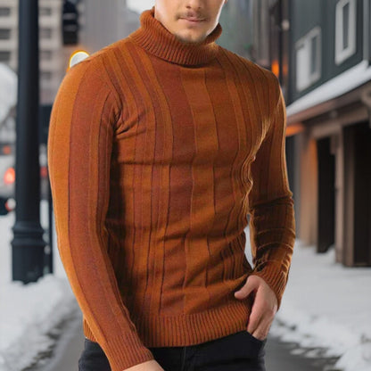 Jeroen - Rollkragenpullover met Stijlvol Design voor Mannen