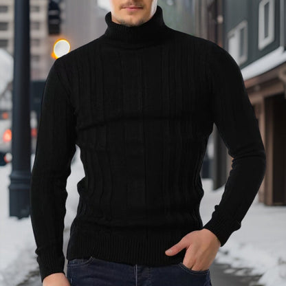 Jeroen - Rollkragenpullover met Stijlvol Design voor Mannen