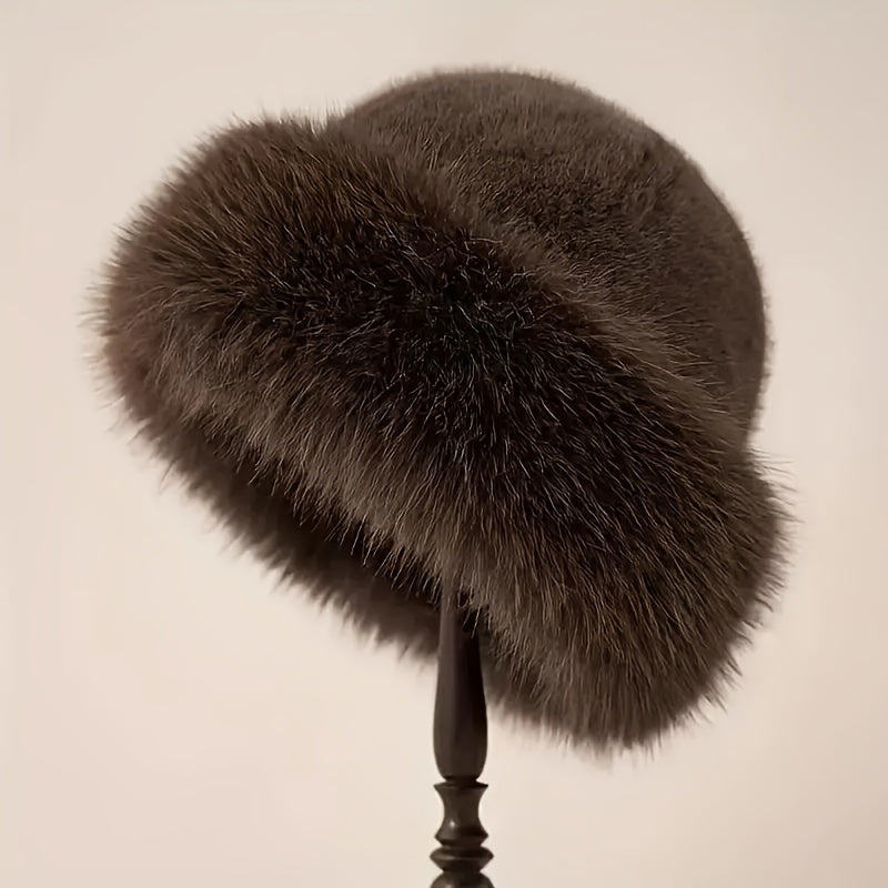 Lina - Luxury Faux Fur Winter Hat | Warm, Fluffy and Lightweight with Earflaps