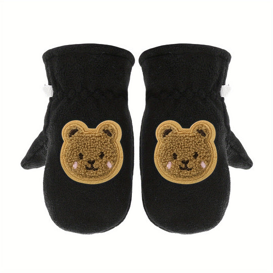 Emma - Cartoon Bear Winter Gloves for Kids