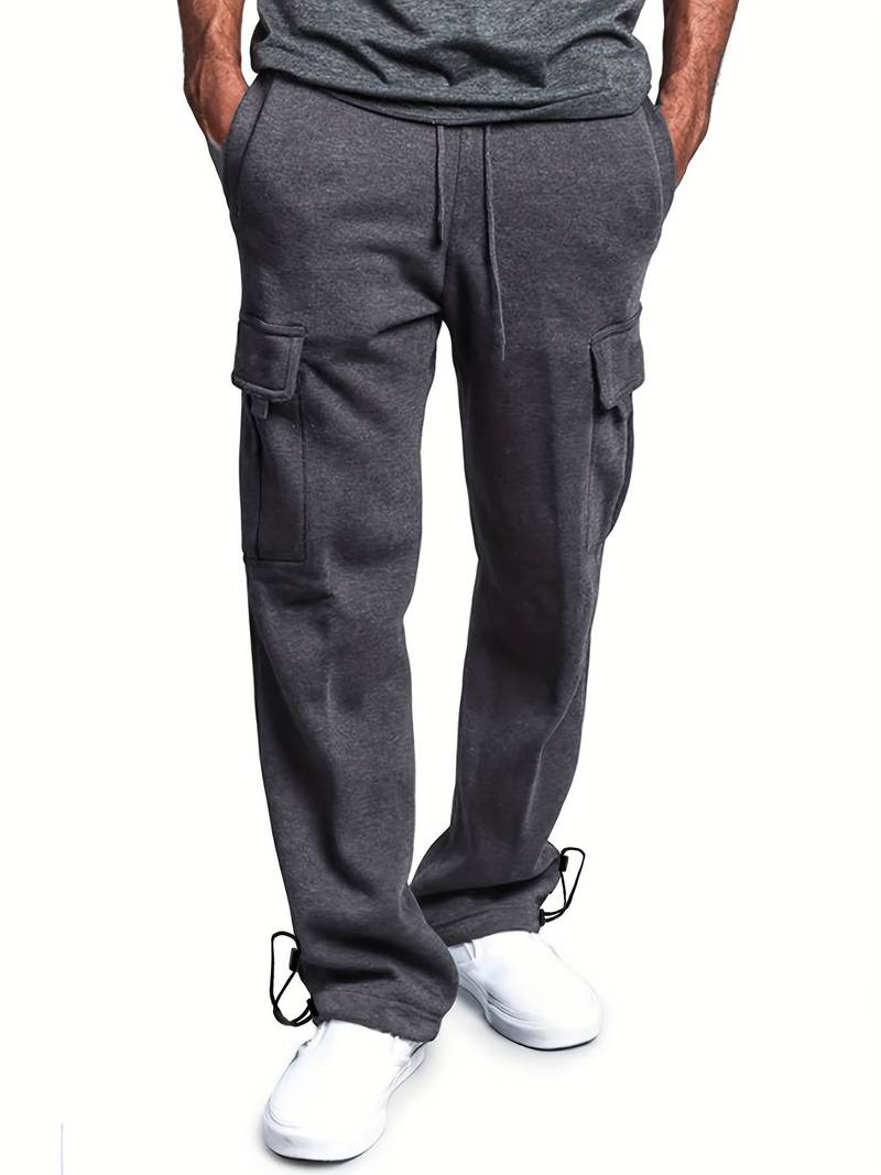 Bram – Men's Multi-Pocket Cargo Pants with Belt 