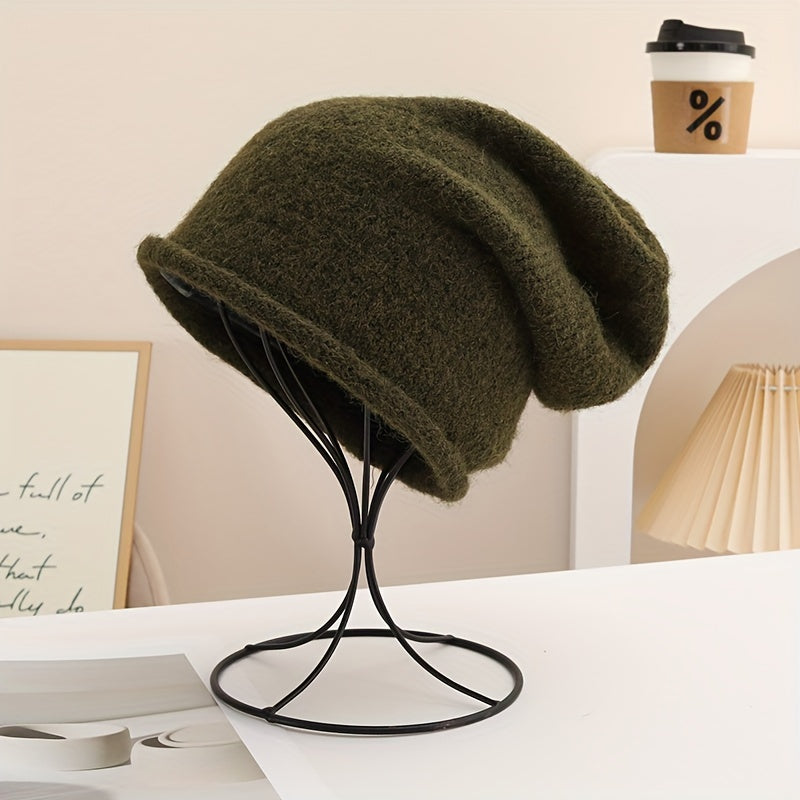 Sanne - Unisex Knitted Hat | Comfortable, Breathable Winter Hat with Drawstring Closure