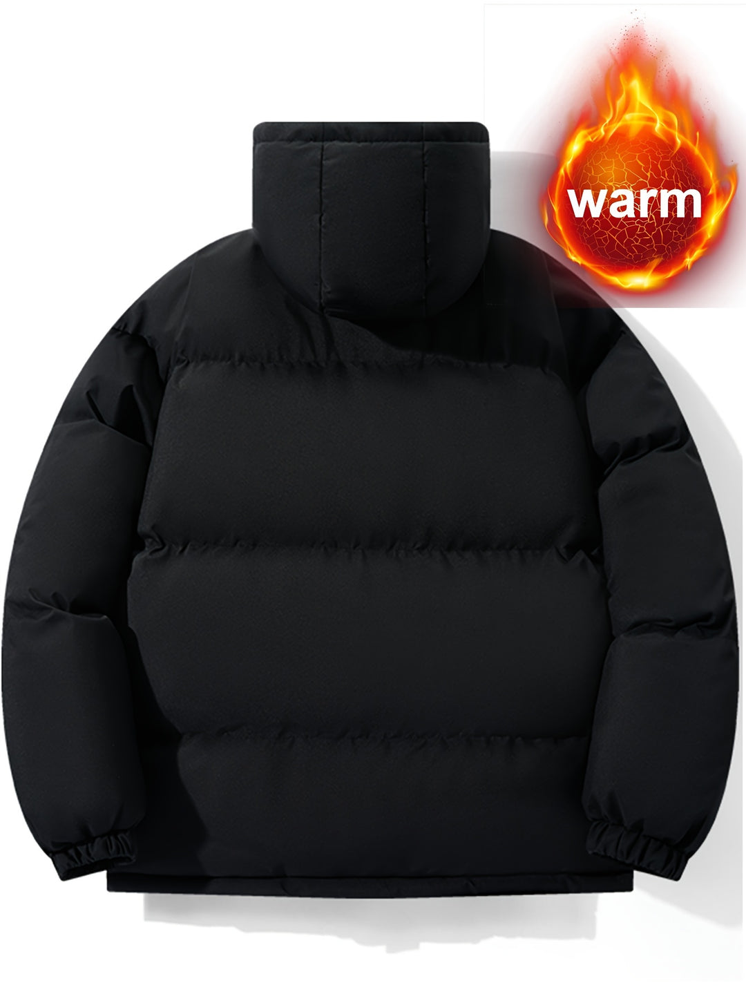 Martijn - Warm Puffer Jacket With Hood For Men