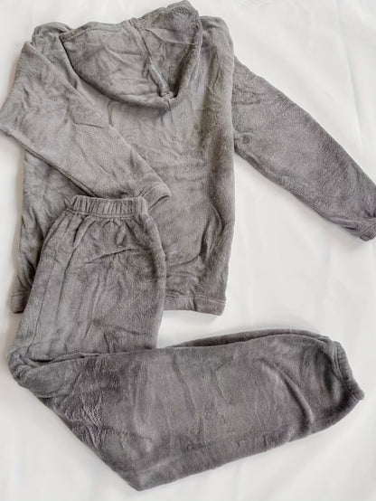 Lisa - Fuzzy Hooded Pyjama Set