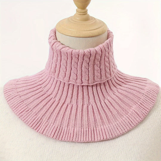 Sanne - Warm Knitted Neckwarmer Scarf for Elegant Winter Looks