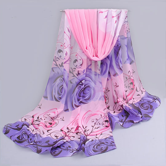 Lianne - Stylish Light Chiffon Scarf for Spring and Summer