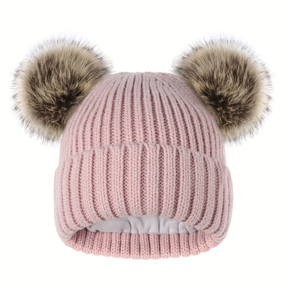 Lotte - Cute Knitted Beanie With Pom | Lightweight and Warm for Winter