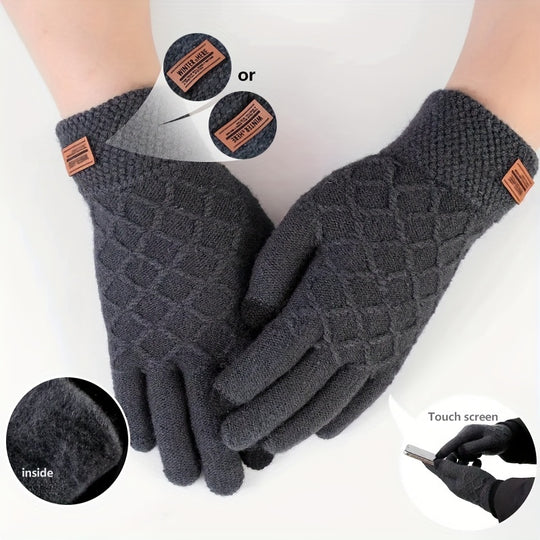 Mariska - Warm Knitted Winter Gloves