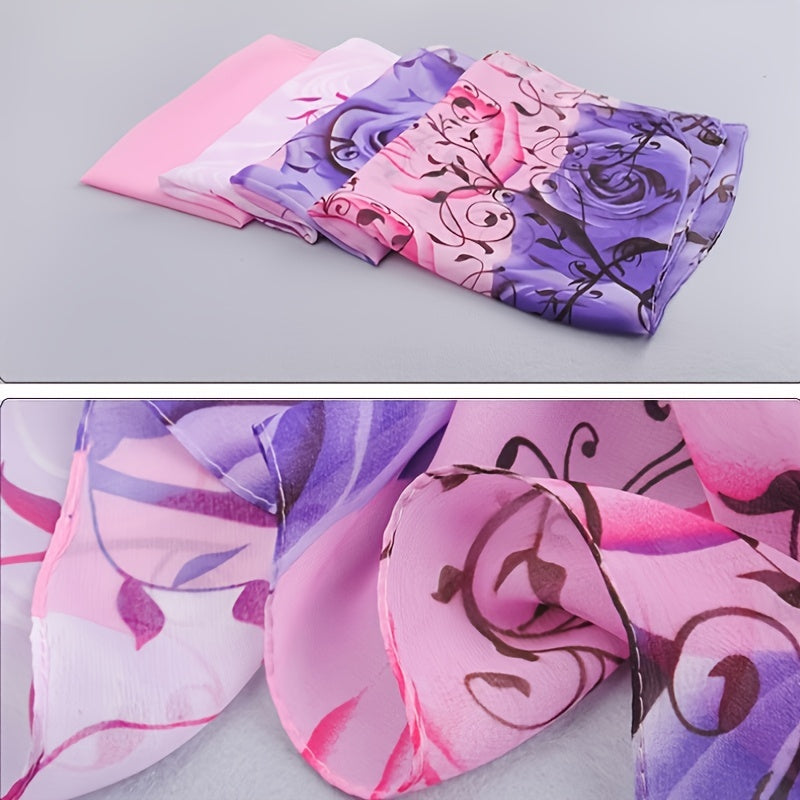 Lianne - Stylish Light Chiffon Scarf for Spring and Summer