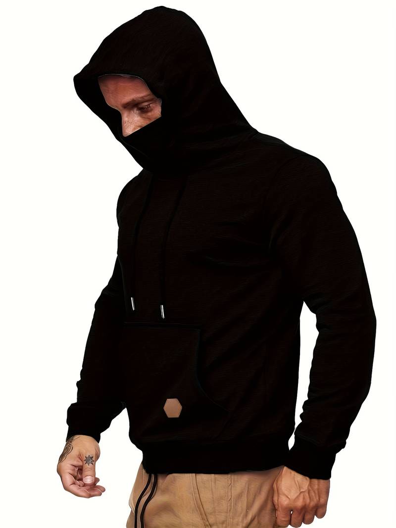 Daan - Trendy Men's Hoodie with Mask