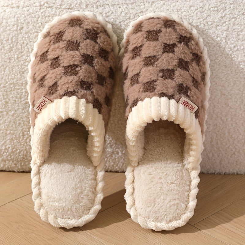 Sophie – Warm Winter Slippers with Closed Toe, Cozy Slip-On Slippers for Indoor Use