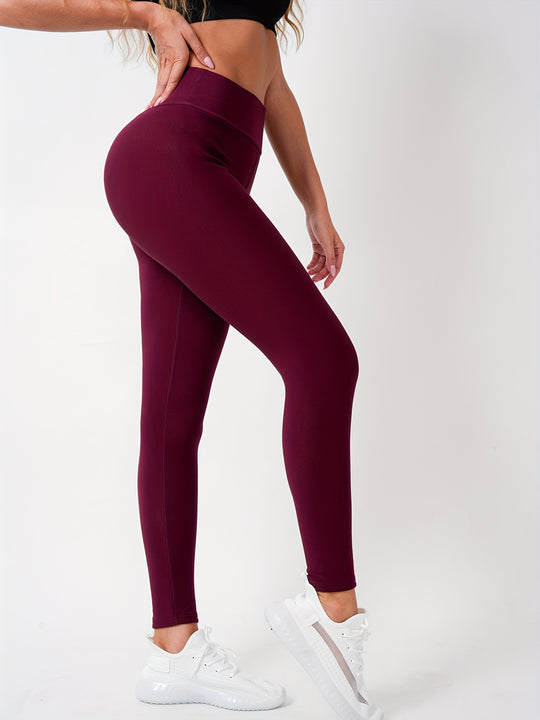 Fleur - Warm High-Waist Thermal Jegging with Fleece Lining for Fall/Winter