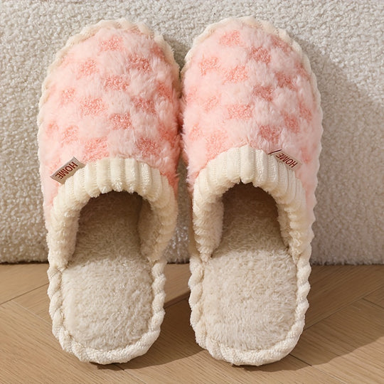 Sophie – Warm Winter Slippers with Closed Toe, Cozy Slip-On Slippers for Indoor Use